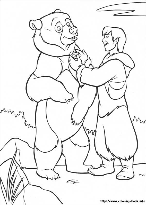 Brother Bear coloring picture